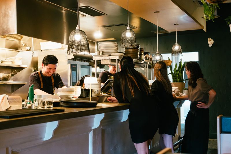 pizza luce restaurant interior and team atmosphere