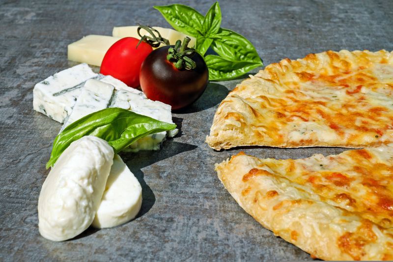 pizza luce Truffle Mushroom white pizza with ricotta and fresh herbs